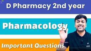 Pharmacology D Pharma 2nd Year Important Question || pharmacology d pharma 2nd year Imp. Question