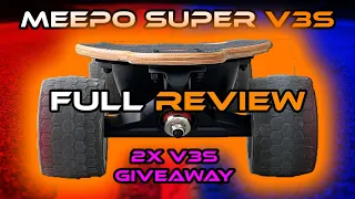 Meepo Super V3S Full Review - 2x V3S Eskate Giveaway Inside #meepo #eskate #electricskateboard