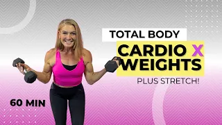 60-Minute MOOD BOOSTER Cardio and Weights HOME Workout