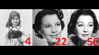 Vivien Leigh from 0 to 53 years old