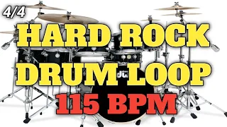 HARD ROCK DRUM LOOP | 115 BPM