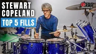 Top 5 Stewart Copeland Drum Fills Every Drummer Should Know | Stephen Taylor Drum Lesson