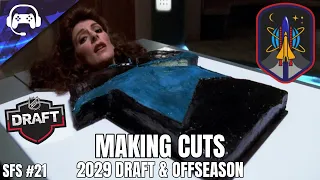 MAKING CUTS (2029 Offseason) | NHL 24 | San Francisco Starfleet LIVE Franchise Mode #21