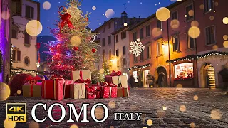 Magical Christmas Evening Walk Tour in Como, Italy 🎄✨"