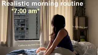 7am realistic spring morning routine 2023