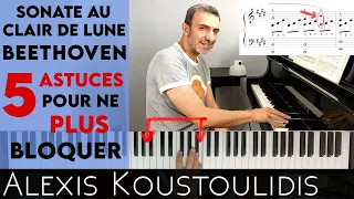 Sonate au clair de lune (BEETHOVEN) -  5 astuces pour ne PLUS bloquer