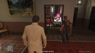 Tracey and Jimmy arguing - GTA V