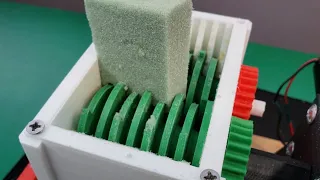 New 3D Printed Shredder Prototype Tested With Floral foam