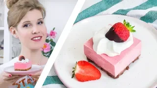 🍓КЛУБНИЧНЫЙ ЧИЗКЕЙК- СУФЛЕ БЕЗ ВЫПЕЧКИ 🍓