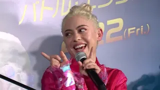 Rosa Salazar brings JOY on Alita: Battle Angel press tour in Japan