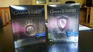 Game Of Thrones Steelbooks (Seasons 3 & 4)