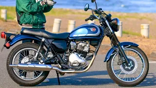 2025 Kawasaki W230 & Meguro S1 are iconic retro motorcycles