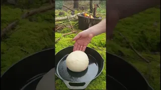 Camp Fire BREAD‼️how to make it😎 #short