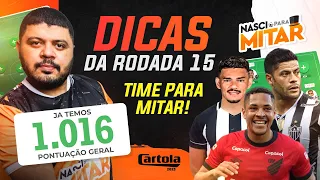 DICAS RODADA 15 - CARTOLA FC 2023 - RODADA 15