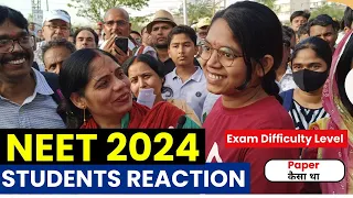 Students Reaction After NEET Exam 2024 | Student Exam Review 😱 | NEET 2024 |  Difficulty Level