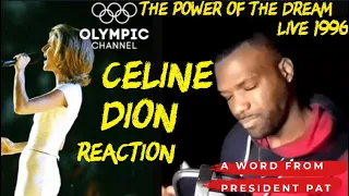 Celine Dion - Power of the Dream Live Atlanta Olympics | LIVE 1996 | REACTION VIDEO