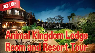 Animal Kingdom Lodge Resort and Room Tour - 4k