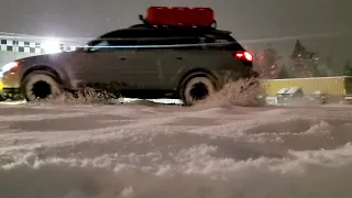 Snow + A Subaru = fun