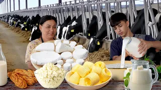 Italian Farm to Table: Cheese Chechil & Mozzarella & Sour Cream from 120 Liter Milk