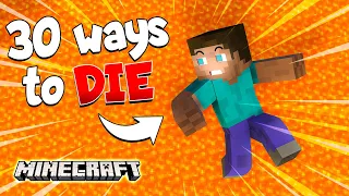 EPIC WAYS to Die in Minecraft [30 Ways to Die]