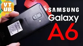 Samsung Galaxy A6 32GB Black Распаковка | Комплектация | Первое впечатление