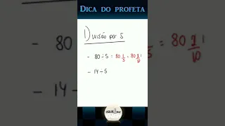 Divisão de cabeça fácil! Truque top! 🤓🧠 #Shorts