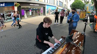 I played GOOD 4 U on piano in public