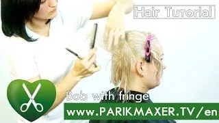 Bob with fringe parikmaxer tv english version