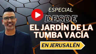 Desde el Jardín de la Tumba vacía en Jerusalén