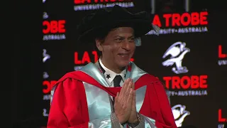 Shah Rukh Khan honoured at La Trobe University