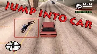 Jump from Bike Into Car in GTA San Andreas | CLEO | [+ DOWNLOAD LINK]