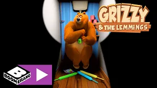 Grizzy en de Lemmings | Ballonbeer | Cartoonito