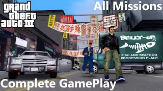 Grand Theft Auto 3 III Full Game Complete Walkthrough No Commentary All Missions Walkthrough