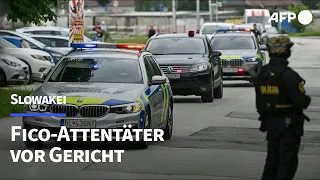 Slowakei: Mutmaßlicher Fico-Attentäter erscheint vor Gericht | AFP