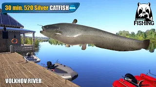 Russian Fishing4 RF4 Volkhov River GOOD SPOT CATFISH 💙