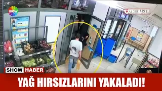 20 litre yağ çalan hırsızı yakaladı