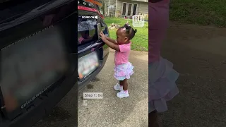 Adorable Toddler Sets Up Phone To Record Herself Dancing