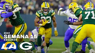 Los Angeles Rams vs Green Bay Packers | Semana 15 NFL 2022 | Resumen Highlights | 19 Dic, 22