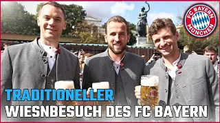 🚨FC Bayern: Beste Stimmung beim traditionellen Wiesn-Besuch des FC Bayern!