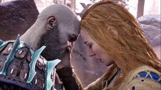 God of War 5 Ragnarok - Kratos Final Moment With Faye Sad Scene (4K 60FPS) PS5