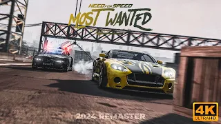 Need For Speed MOST WANTED 2024 REMASTER || Challenging Blacklist 3