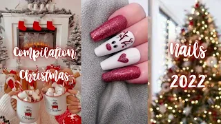 🎅🏻☃nails compilation christmas by me🎄❄🌟#compilation #christmas #nails #byme #aesthetic