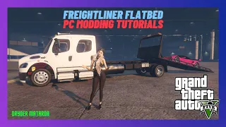 2023 PC Modding Tutorials: How To Install The Freightliner Flatbed Mod In GTAV SP