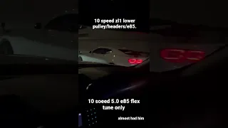 Bolt-on Zl1 vs e85 only 10 speed 5.0