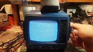 Qi charger effect on an old analog monochrome TV
