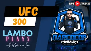 Lambo Plays Podcast Episode #92:  Special Edition UFC 300 Prop Hunting