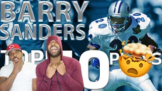 NBA FANS FIRST TIME REACTING TO...Barry Sanders Top 50 Most Ridiculous Plays of All-Time (INSANE)