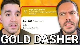 FIRST GOLD DoorDash Dasher Shift (Worth It?) | First Shift