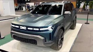 DACIA BIGSTER 2023 - FIRST LOOK and walkaround (new Electric SUV Concept)