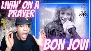 I was NOT READY!! BON JOVI - LIVIN' ON A PRAYER | REACTION